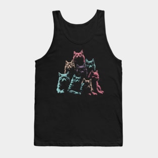 Cats Group Tank Top